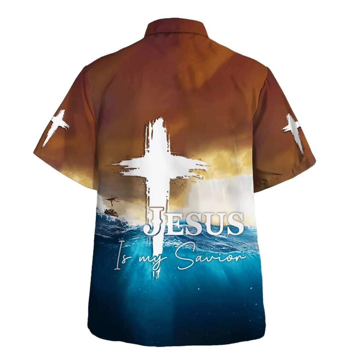 Jesus Is My Savior Take My Hand God Christian Summer Hawaiian Shirt