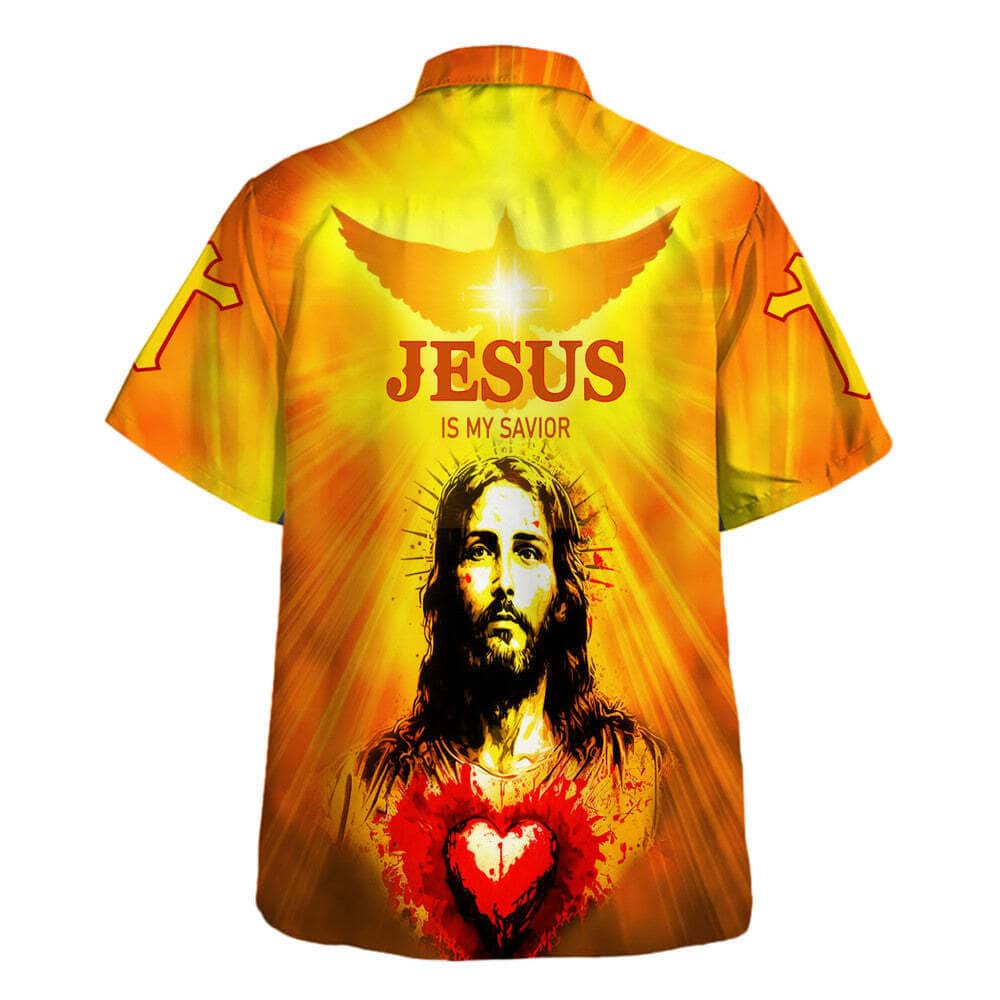 Jesus Is My Savior Christ Of The Sacred Heart Christian Hawaiian Shirt