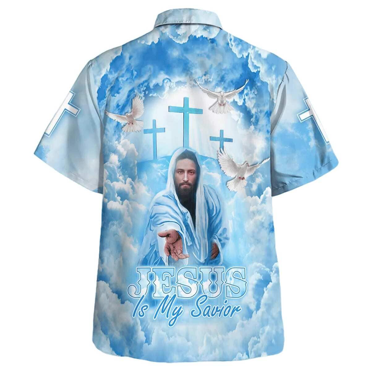 Jesus Is My Savior Hand Of God Christian Summer Hawaiian Shirt Jesus Is My Savior Hand Of God Christian Summer Hawaiian Shirt