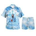 Jesus Is My Savior Hand Of God Christian Summer Hawaiian Shirt