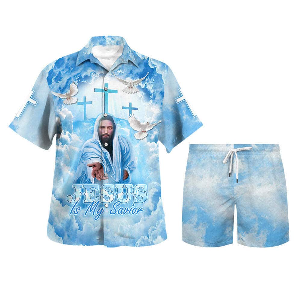 Jesus Is My Savior Hand Of God Christian Summer Hawaiian Shirt Jesus Is My Savior Hand Of God Christian Summer Hawaiian Shirt