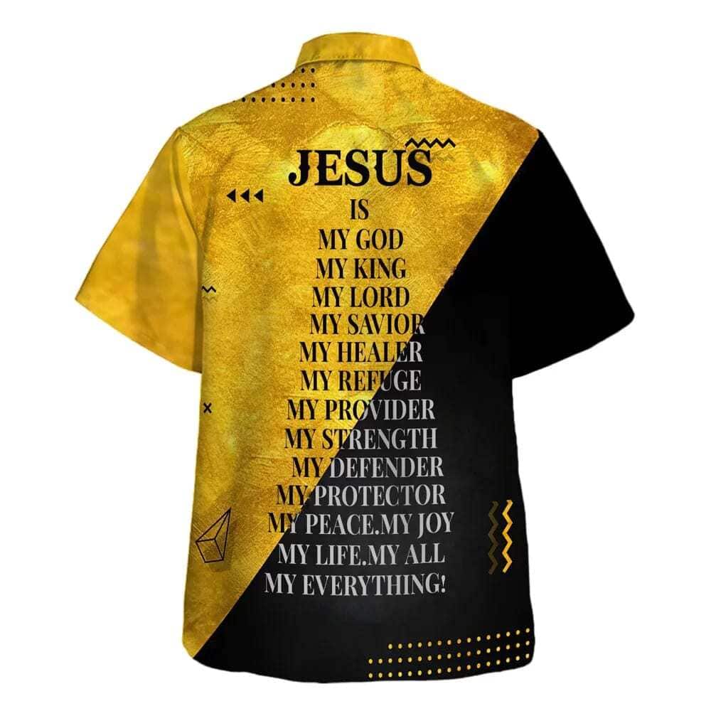 Lion Jesus Is My God Christian Summer Hawaiian Shirt Lion Jesus Is My God Christian Summer Hawaiian Shirt