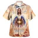 Jesus Eagle And One Nation Under God Christian Summer US Flag 4th Of July Hawaiian Shirt Jesus Eagle And One Nation Under God Christian Summer US Flag 4th Of July Hawaiian Shirt