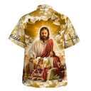 Jesus Christ With His Disciples Christian Summer Hawaiian Shirt