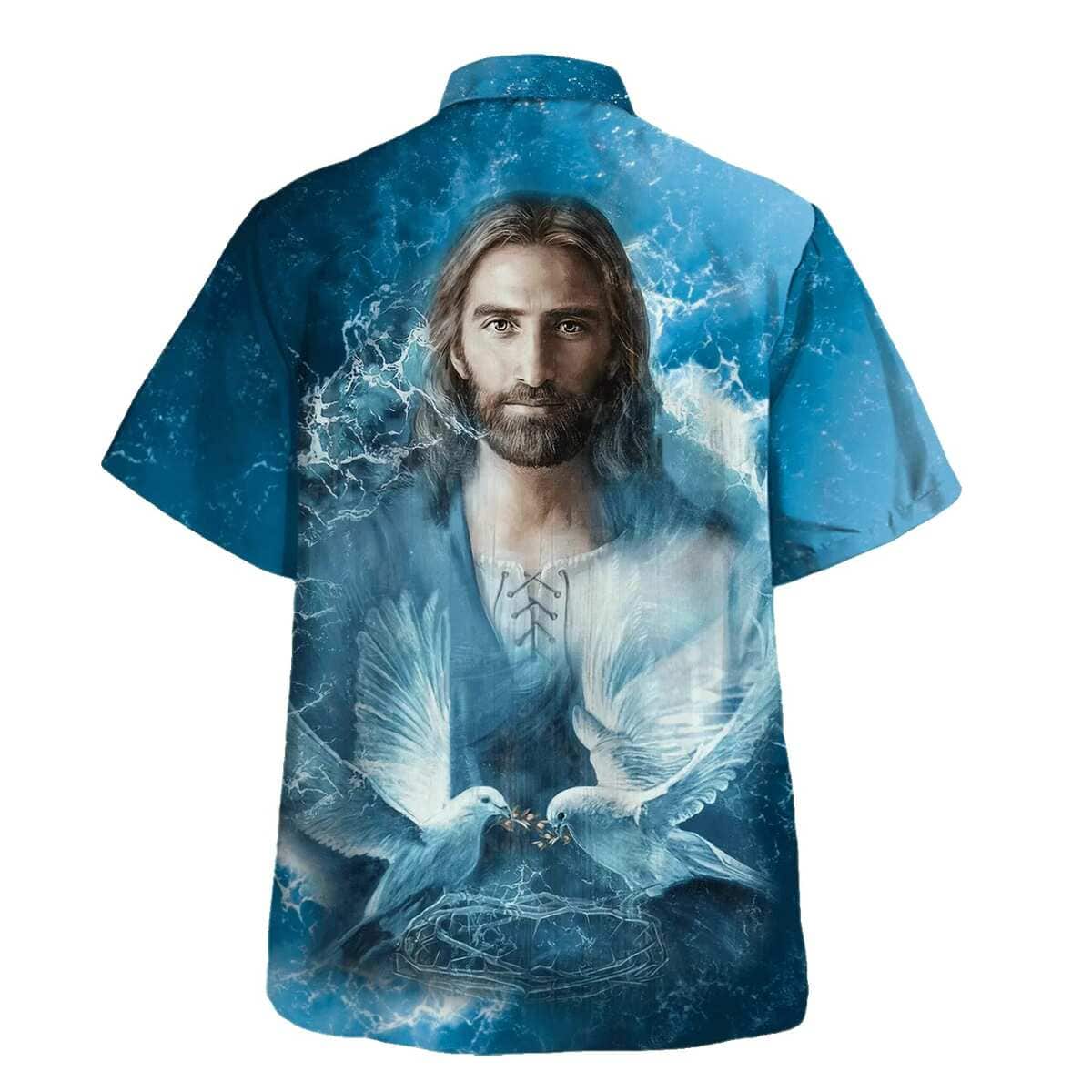 Jesus And Dove Christian Summer Hawaiian Shirt Jesus And Dove Christian Summer Hawaiian Shirt