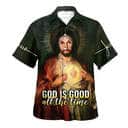 God Is Good All The Time Sacred Heart Christian Summer Hawaiian Shirt God Is Good All The Time Sacred Heart Christian Summer Hawaiian Shirt