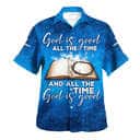 God Is Good All The Time Crown Cross Bible Jesus Christian Summer Hawaiian Shirt
