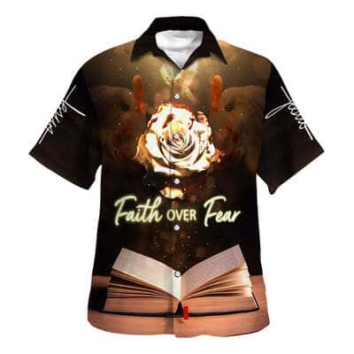 Bible Verse Jesus Faith Over Fear Christian Summer Hawaiian Shirt Bible Verse Jesus Faith Over Fear Christian Summer Hawaiian Shirt
