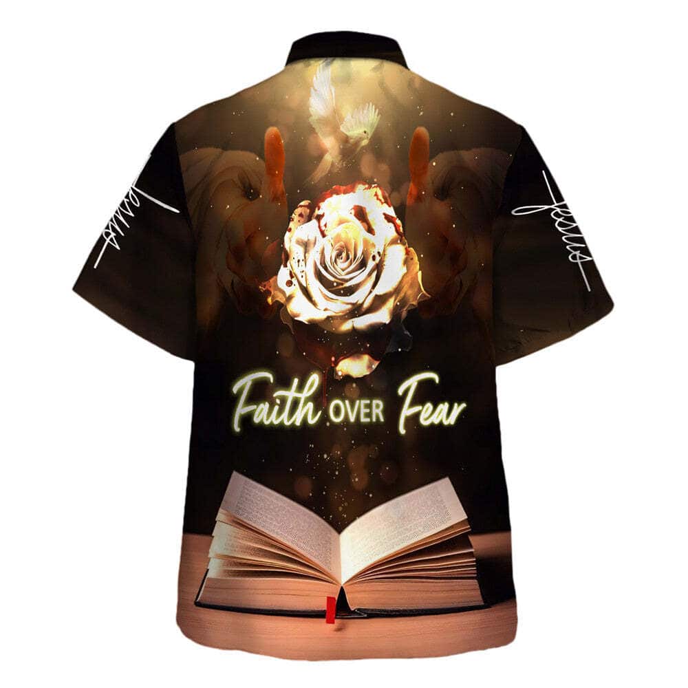 Bible Verse Jesus Faith Over Fear Christian Summer Hawaiian Shirt Bible Verse Jesus Faith Over Fear Christian Summer Hawaiian Shirt