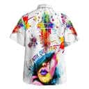 Colorful Faith Over Fear Bible Verse Cross Christian Summer Hawaiian Shirt Colorful Faith Over Fear Bible Verse Cross Christian Summer Hawaiian Shirt