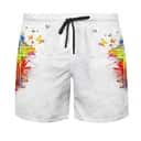 Colorful Faith Over Fear Bible Verse Cross Christian Summer Hawaiian Shirt