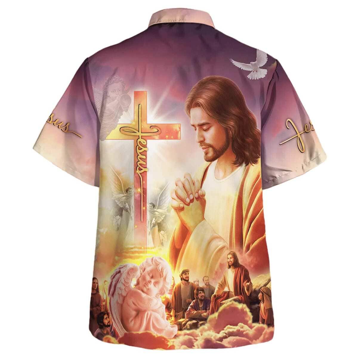 Christ With His Disciples Jesus Pray Christian Summer Hawaiian Shirt Christ With His Disciples Jesus Pray Christian Summer Hawaiian Shirt