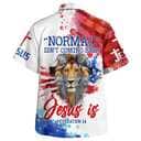 US Flag Lion Normal Isn't Coming Back Christian Summer Hawaiian Shirt US Flag Lion Normal Isn't Coming Back Christian Summer Hawaiian Shirt
