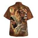 Jesus Lion Of Judah Christian Cross Hawaiian Shirt