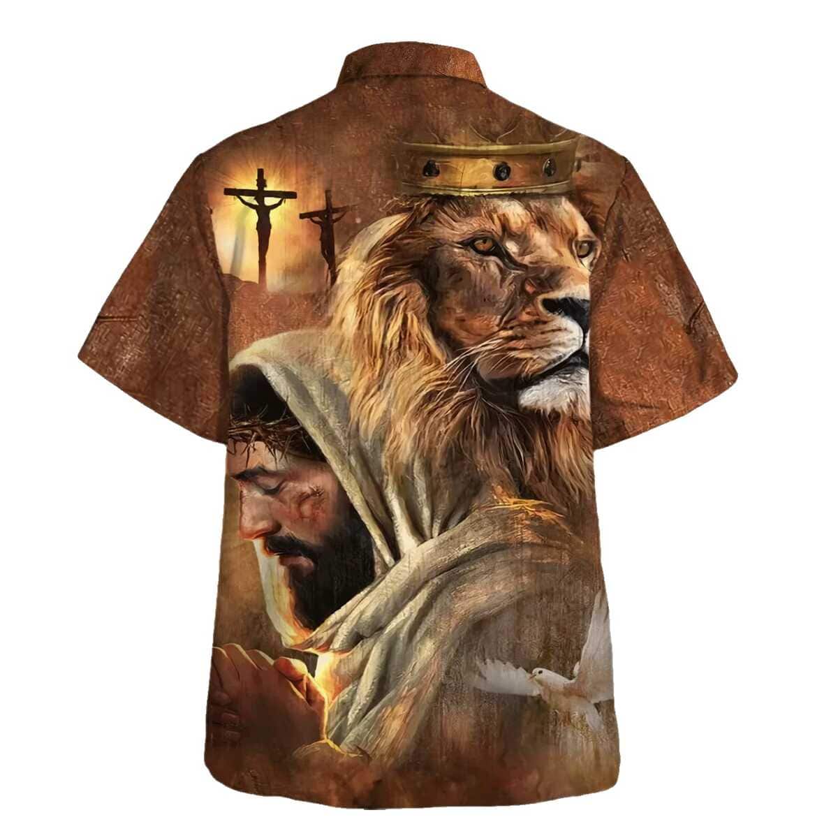 Jesus Lion Of Judah Christian Cross Hawaiian Shirt Jesus Lion Of Judah Christian Cross Hawaiian Shirt