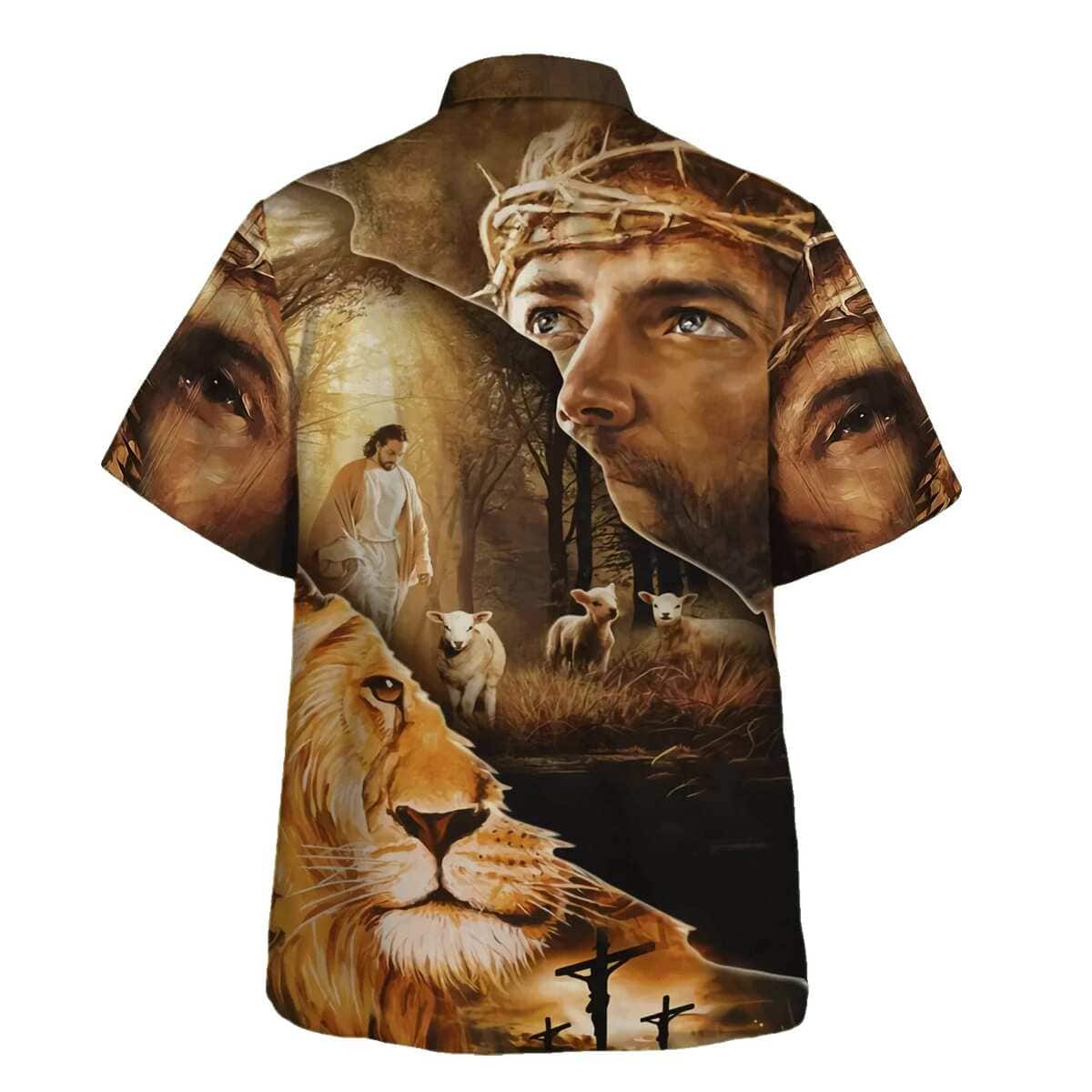 Jesus Lion Lamb Of God Christian Hawaiian Shirt Jesus Lion Lamb Of God Christian Hawaiian Shirt