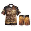 Jesus Lion Cross Be Still And Know That I Am God Christian Hawaiian Shirt