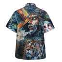 Jesus Christ Lion And Dove Vintage Art Christian Hawaiian Shirt Jesus Christ Lion And Dove Vintage Art Christian Hawaiian Shirt