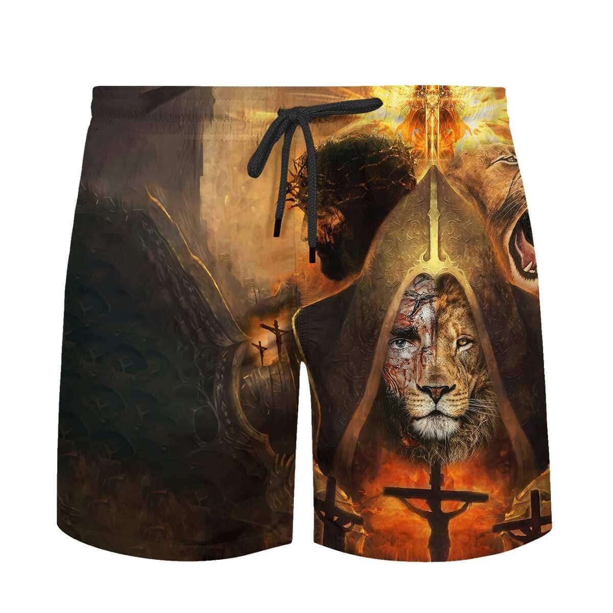 Jesus And Lion Of Judah Christian Hawaiian Shirt Jesus And Lion Of Judah Christian Hawaiian Shirt