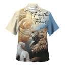 Faith Over Fear Jesus Lion And Lamb Christian Bible Verse Hawaiian Shirt Faith Over Fear Jesus Lion And Lamb Christian Bible Verse Hawaiian Shirt