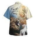 Faith Over Fear Jesus Lion And Lamb Christian Bible Verse Hawaiian Shirt Faith Over Fear Jesus Lion And Lamb Christian Bible Verse Hawaiian Shirt