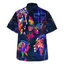 Colorful Jesus Lion Christian Hawaiian Shirt