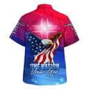 One Nation Under God American Eagle Christian Hawaiian Shirt US Flag 4th Of July One Nation Under God American Eagle Christian Hawaiian Shirt US Flag 4th Of July