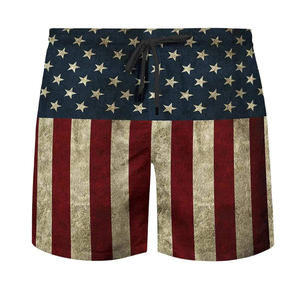 One Nation Under God American Cross Christian Hawaiian Shirt USA Flag 4th Of July