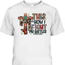 Western Leopard This Is How I Fight My Battles Christian Bible Verse T-Shirt