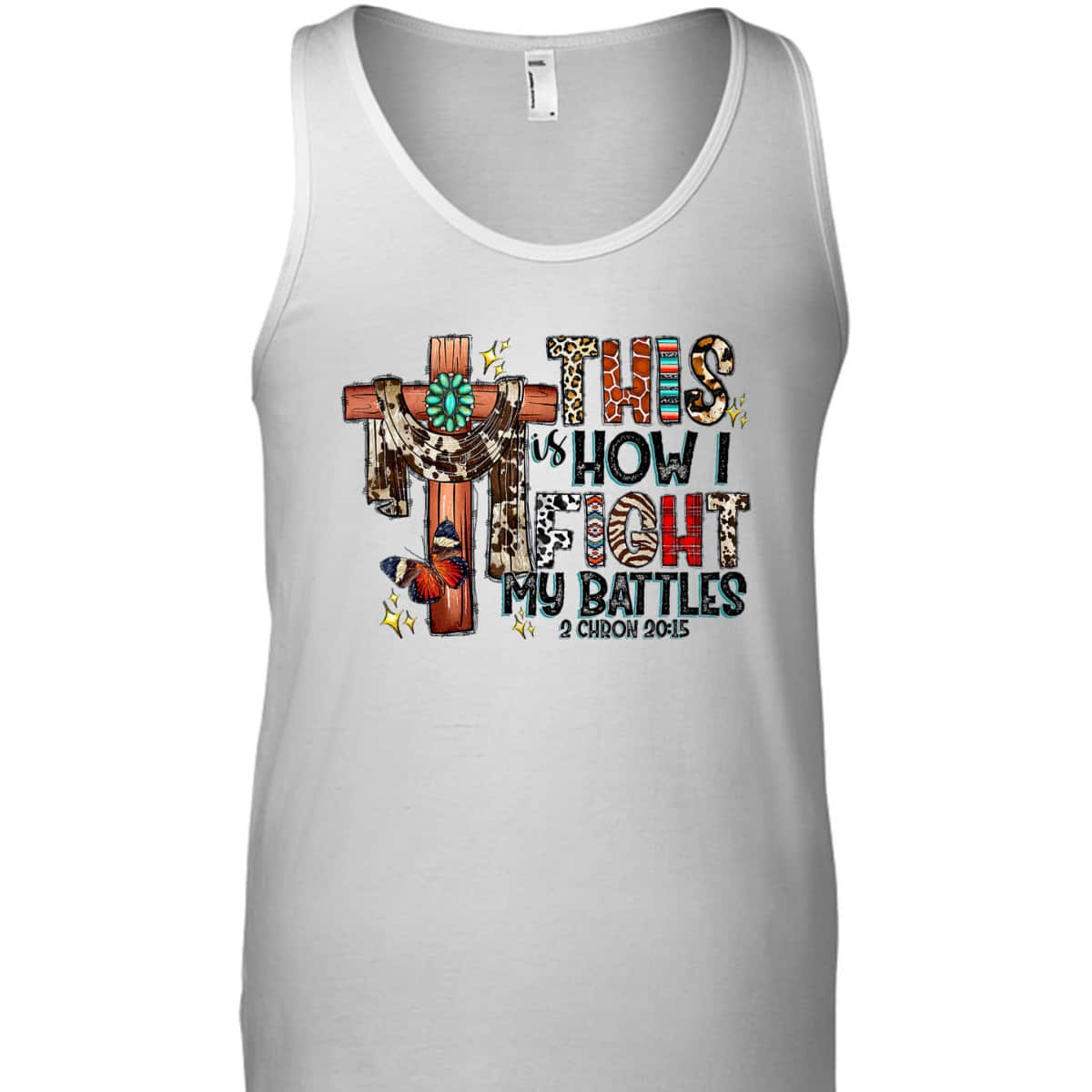 Western Leopard This Is How I Fight My Battles Christian Bible Verse T-Shirt Western Leopard This Is How I Fight My Battles Christian Bible Verse T-Shirt