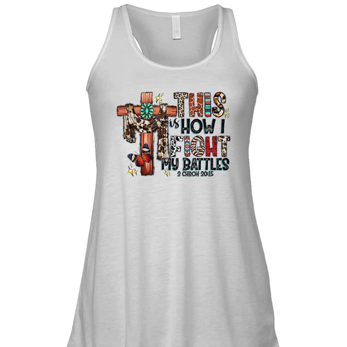Western Leopard This Is How I Fight My Battles Christian Bible Verse T-Shirt Western Leopard This Is How I Fight My Battles Christian Bible Verse T-Shirt