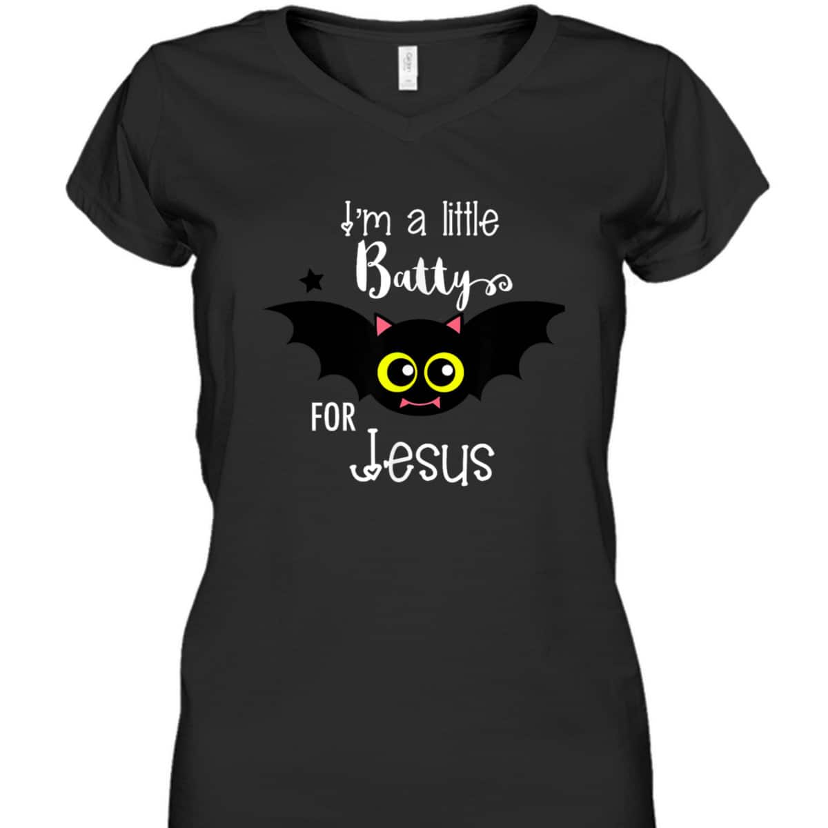 Batty For Jesus Halloween Or Hallelujah Night T-Shirt Batty For Jesus Halloween Or Hallelujah Night T-Shirt