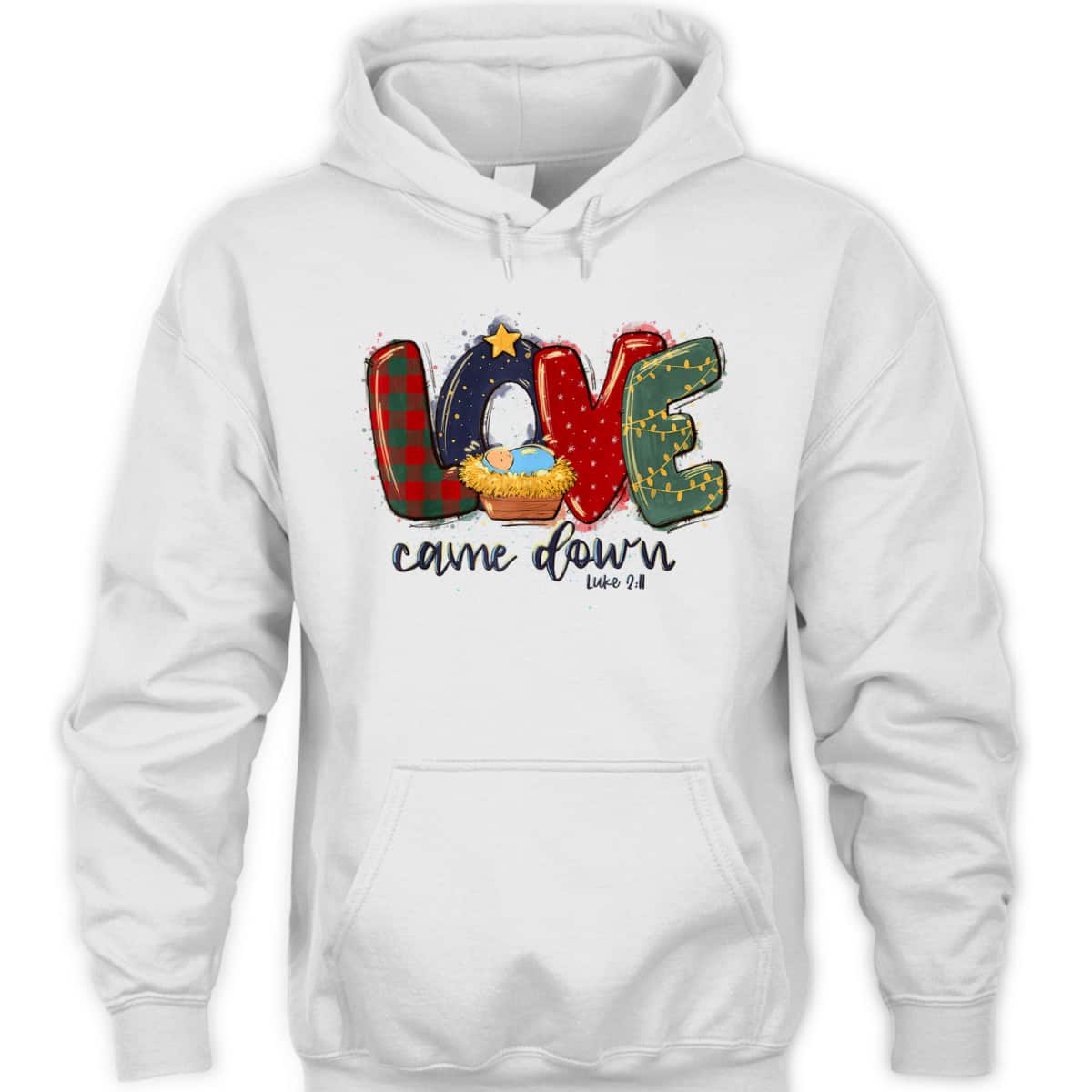 Love Came Down Luke 211 Bible Verse Jesus Christmas Christian T-Shirt Love Came Down Luke 211 Bible Verse Jesus Christmas Christian T-Shirt