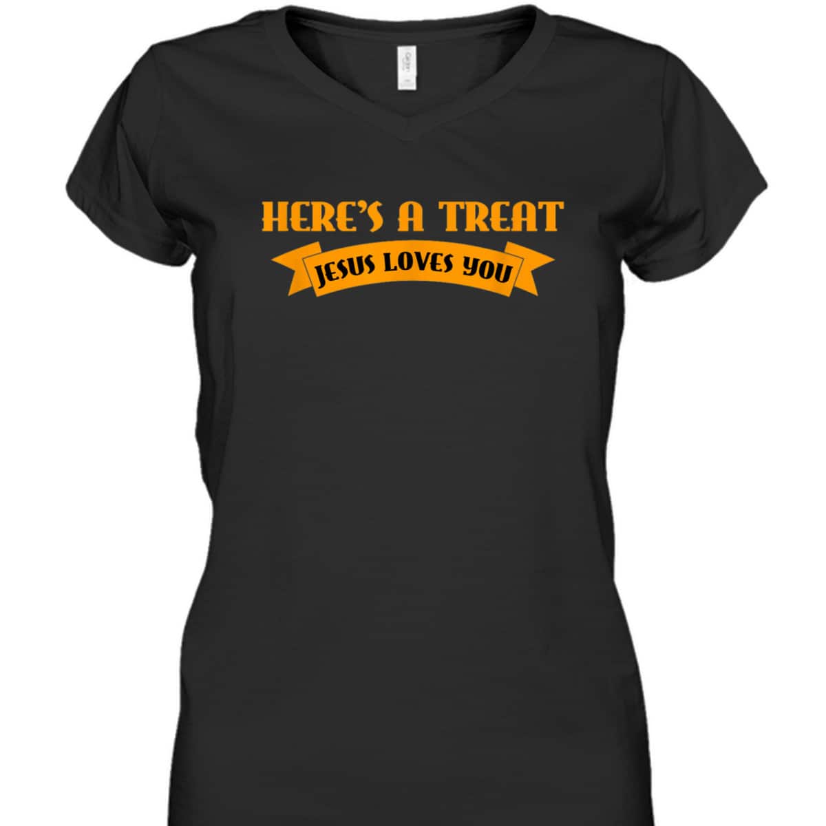Christian Halloween Jesus Halloween Here's A Treat Jesus Loves You T-Shirt Christian Halloween Jesus Halloween Here's A Treat Jesus Loves You T-Shirt