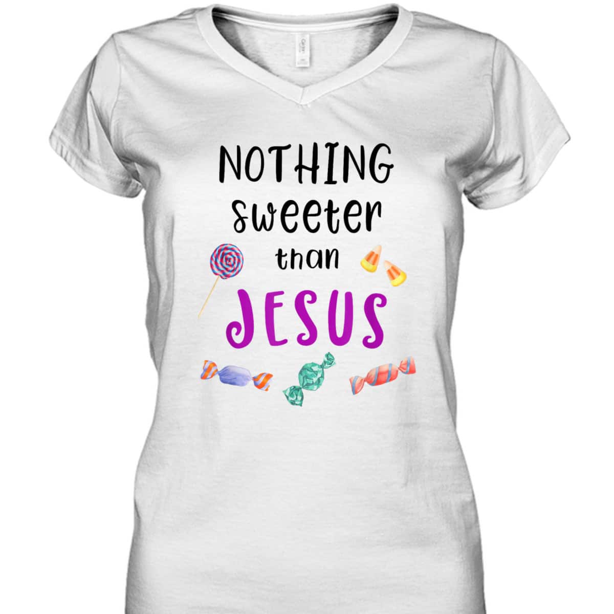 Jesus Trunk Or Treat Candy Nothing Sweeter Than Jesus T-Shirt For Christians Jesus Trunk Or Treat Candy Nothing Sweeter Than Jesus T-Shirt For Christians