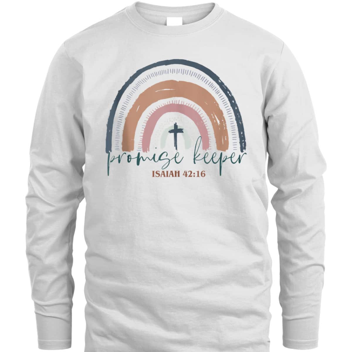 Promise Keeper Christian Bible Quote Boho Rainbow T-Shirt Promise Keeper Christian Bible Quote Boho Rainbow T-Shirt