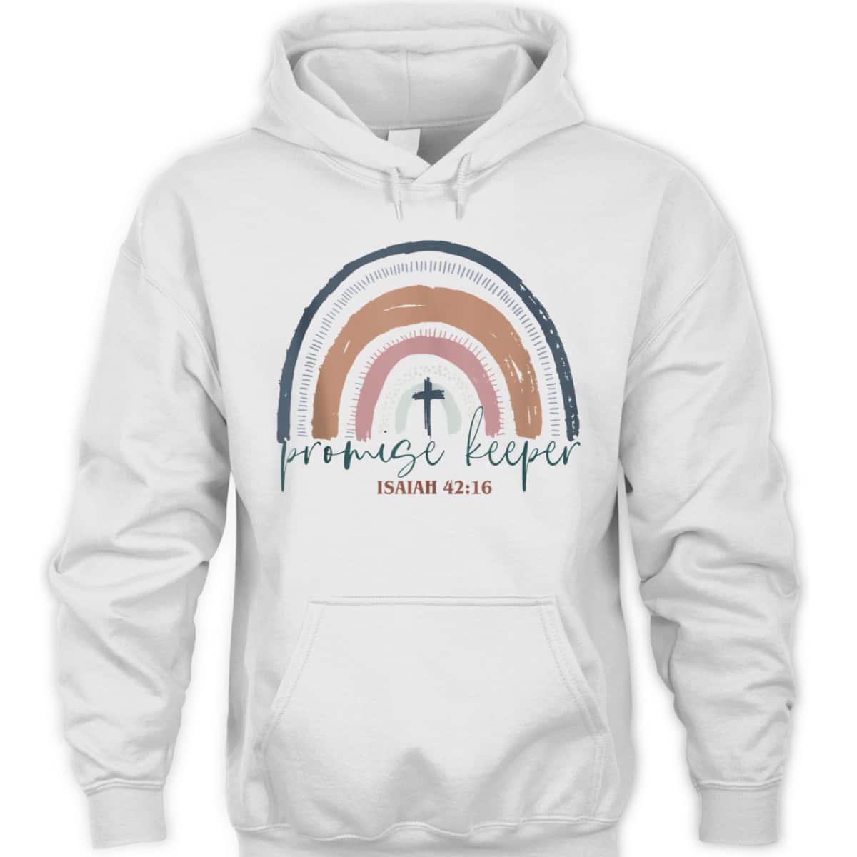 Promise Keeper Christian Bible Quote Boho Rainbow T-Shirt
