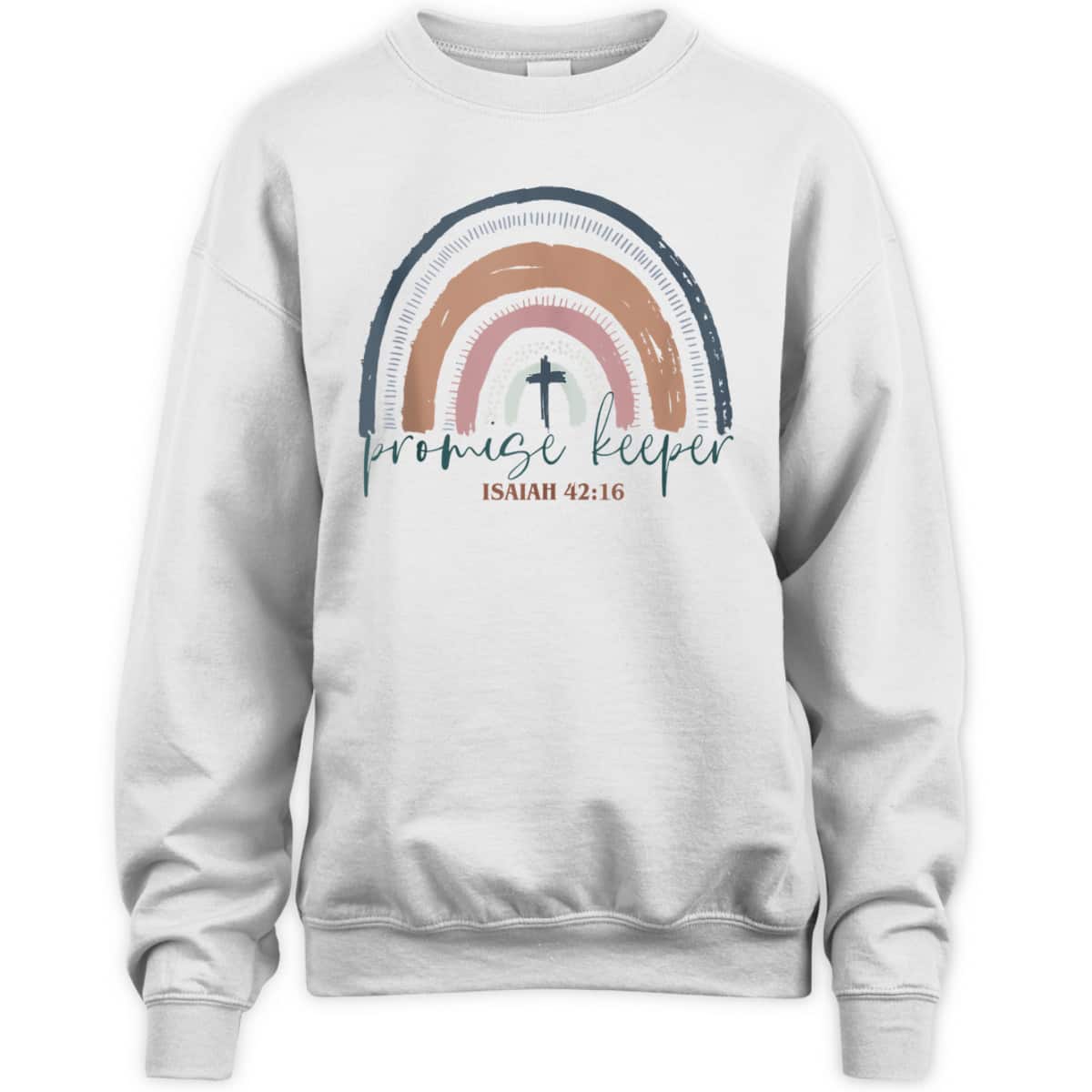 Promise Keeper Christian Bible Quote Boho Rainbow T-Shirt