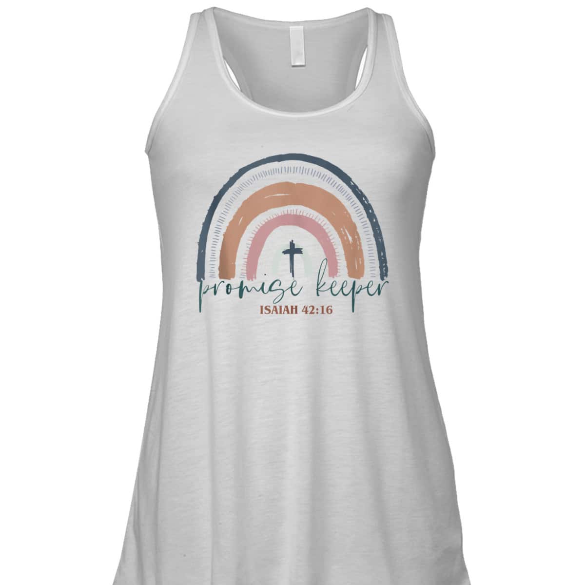 Promise Keeper Christian Bible Quote Boho Rainbow T-Shirt