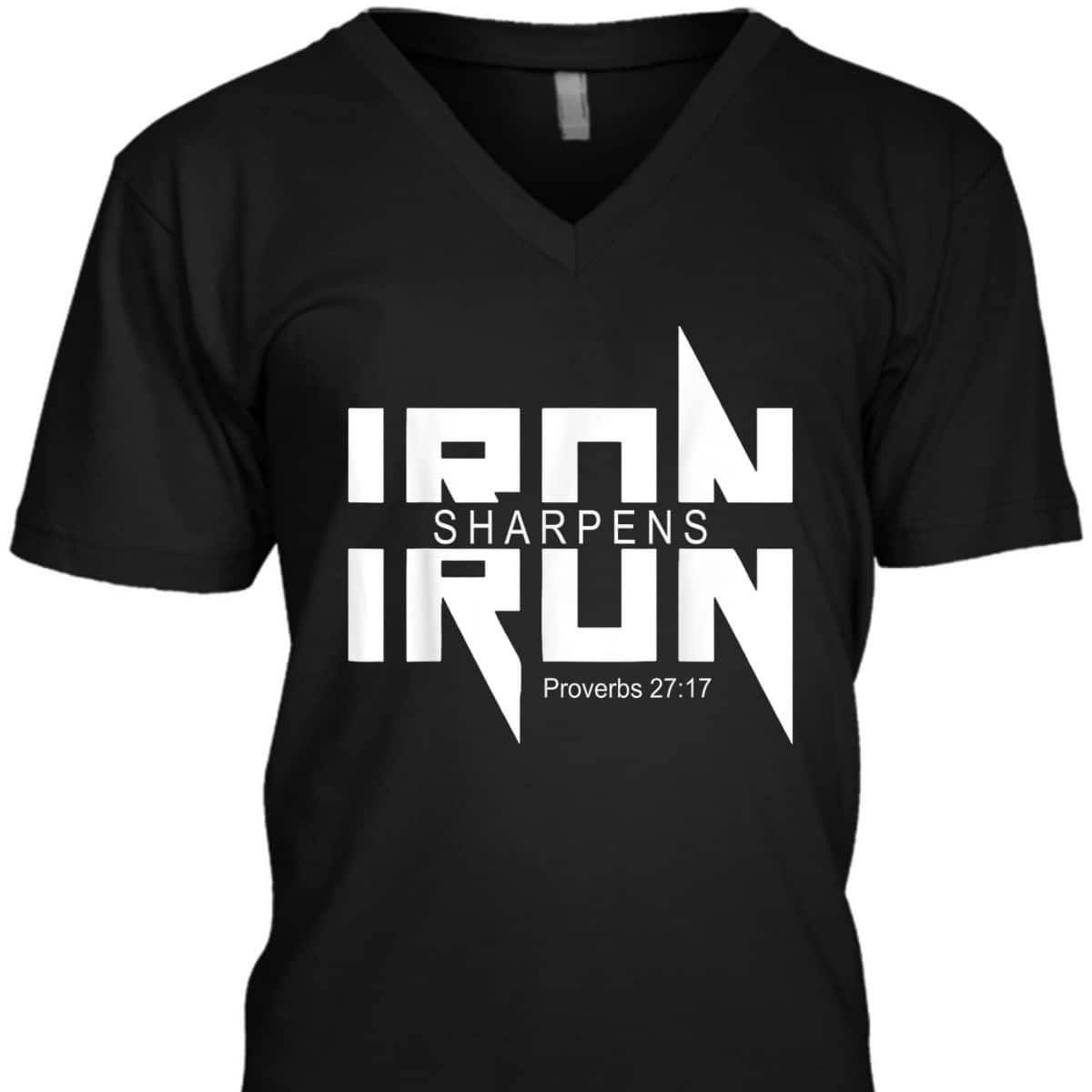 Iron Sharpens Iron Bible Jesus Faith Religious Christian T-Shirt Iron Sharpens Iron Bible Jesus Faith Religious Christian T-Shirt
