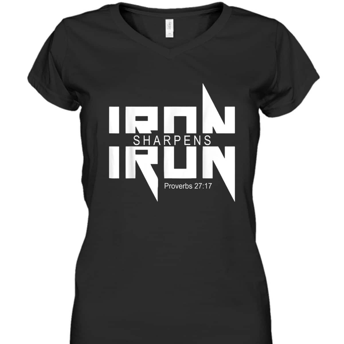 Iron Sharpens Iron Bible Jesus Faith Religious Christian T-Shirt Iron Sharpens Iron Bible Jesus Faith Religious Christian T-Shirt