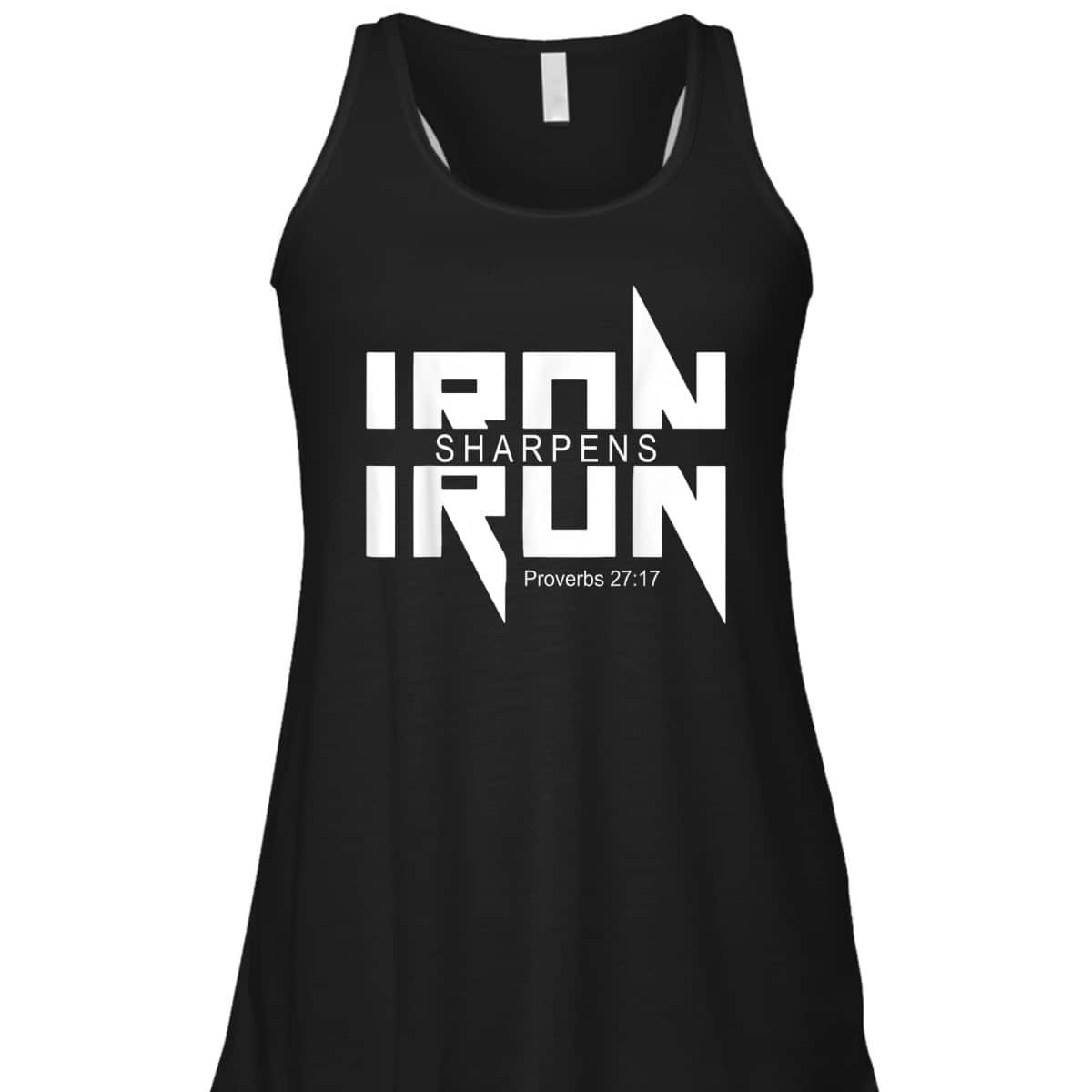 Iron Sharpens Iron Bible Jesus Faith Religious Christian T-Shirt