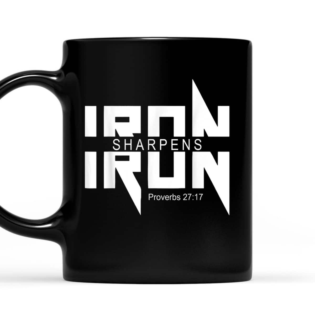 Iron Sharpens Iron Bible Jesus Faith Religious Christian T-Shirt