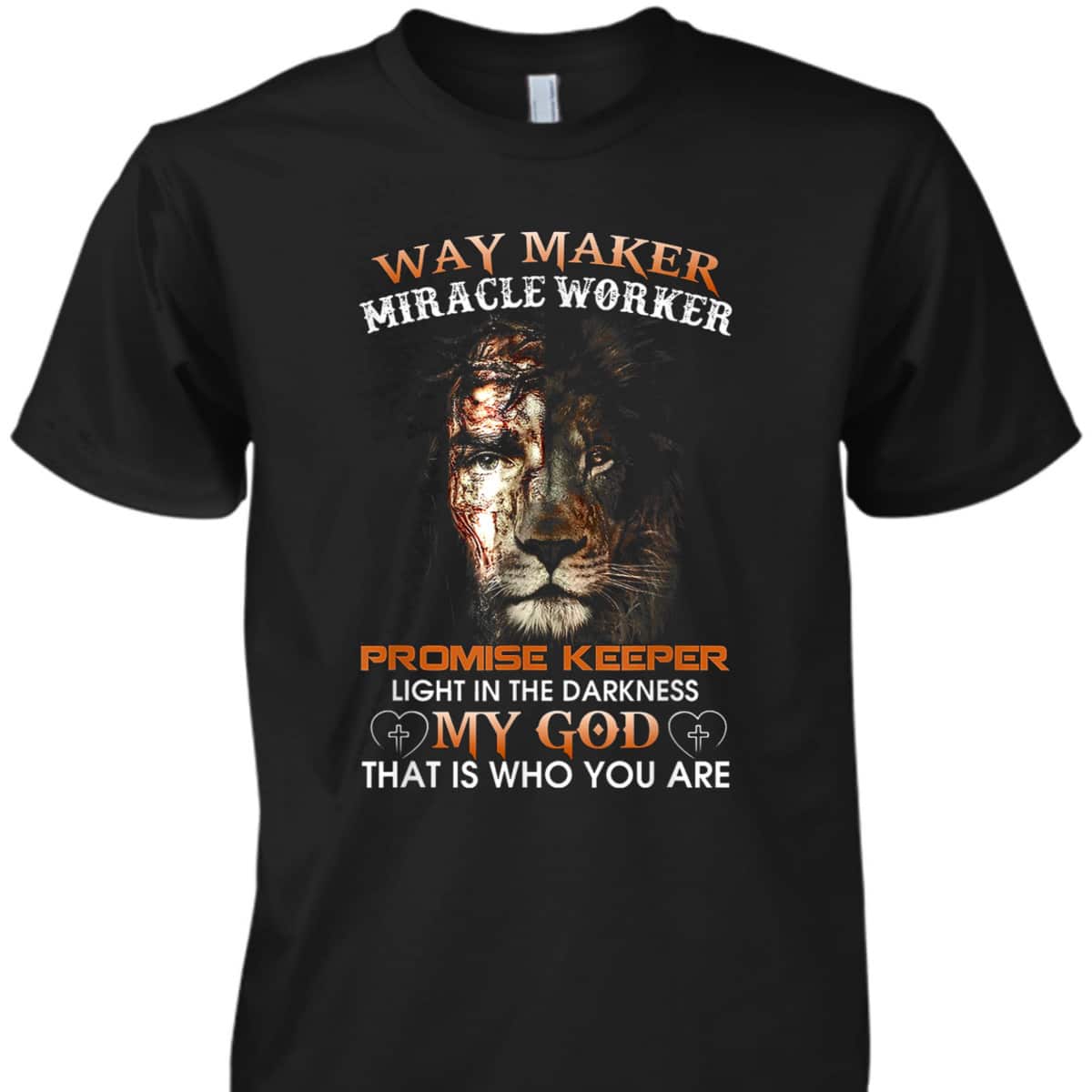 Way Maker Miracle Worker Promise Keeper Light Jesus Lion T-Shirt Way Maker Miracle Worker Promise Keeper Light Jesus Lion T-Shirt