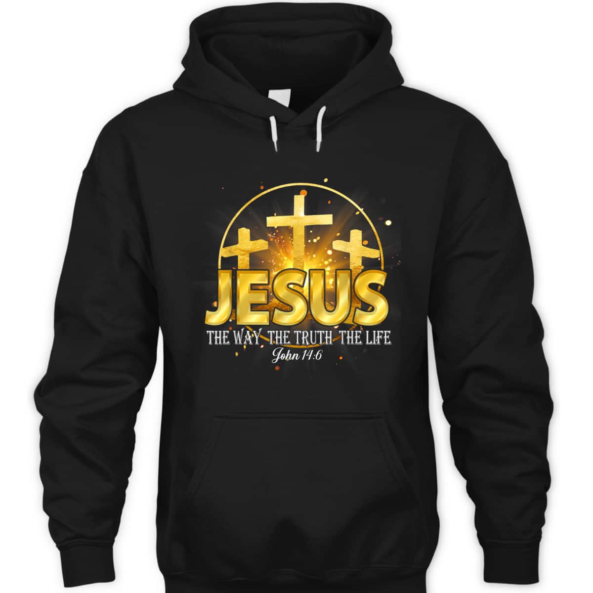 Jesus The Way The Truth The Life Bible Verse John 16:4 Christian T-Shirt Jesus The Way The Truth The Life Bible Verse John 16:4 Christian T-Shirt