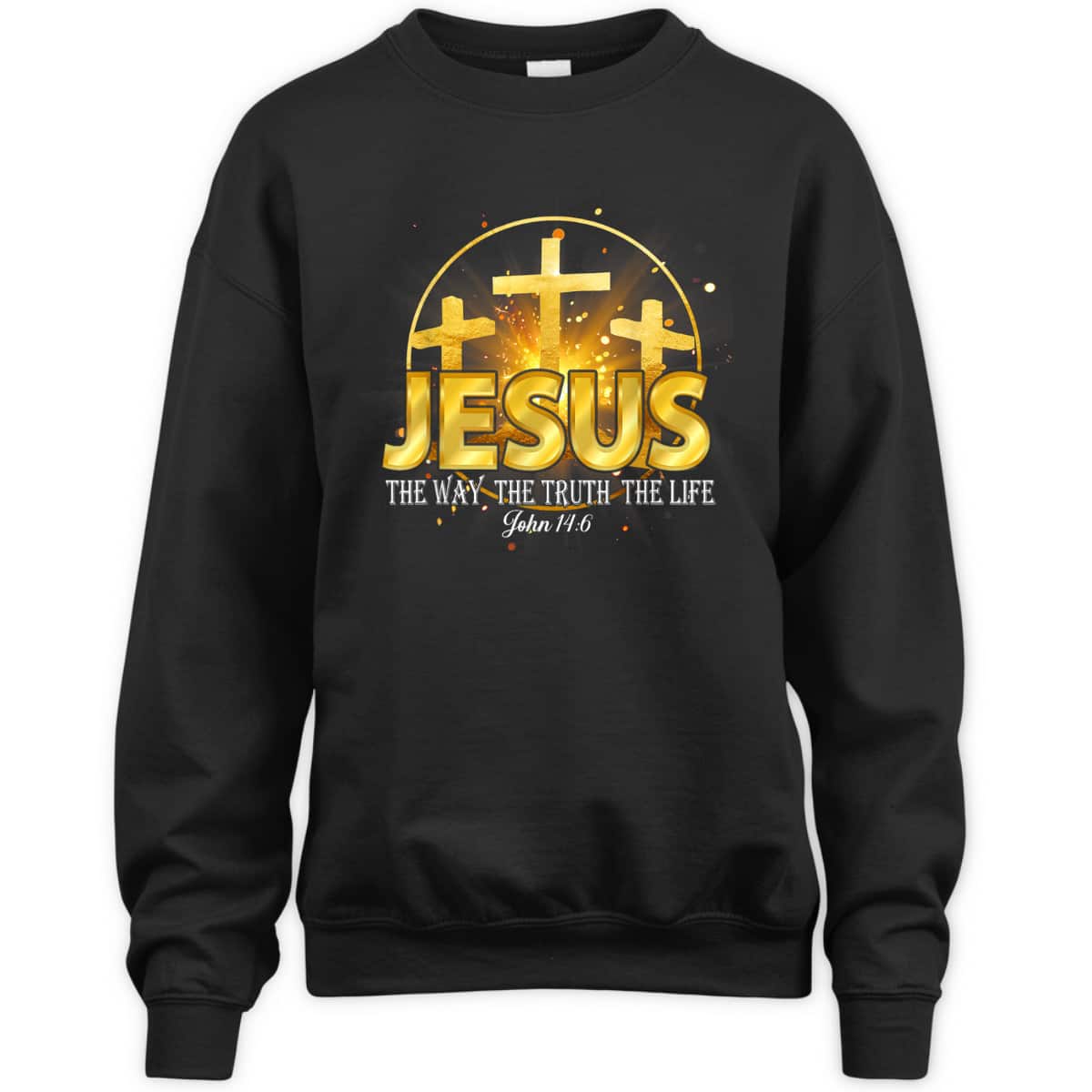 Jesus The Way The Truth The Life Bible Verse John 16:4 Christian T-Shirt