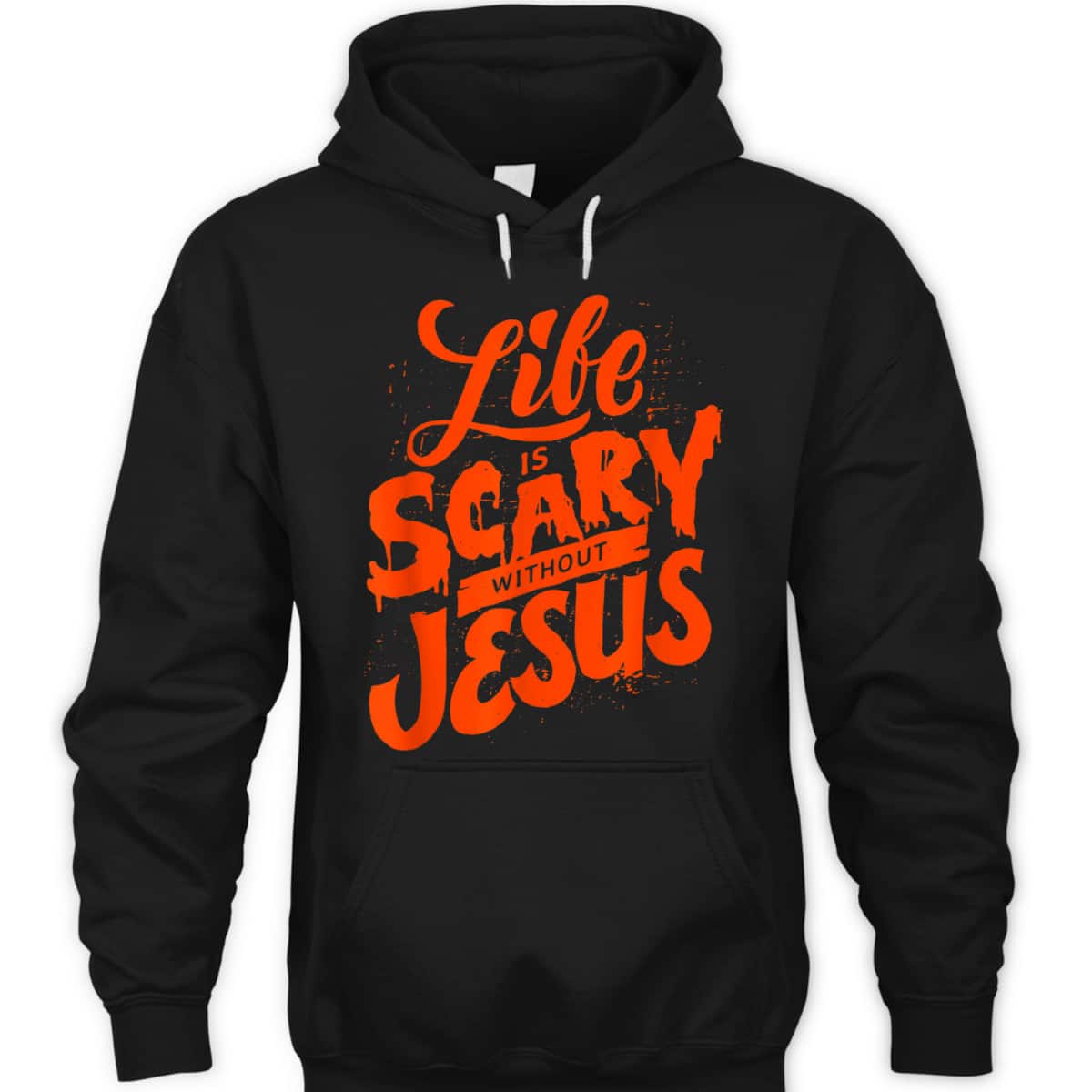 Life Is Scary Without Jesus Christian Faith Halloween T-Shirt