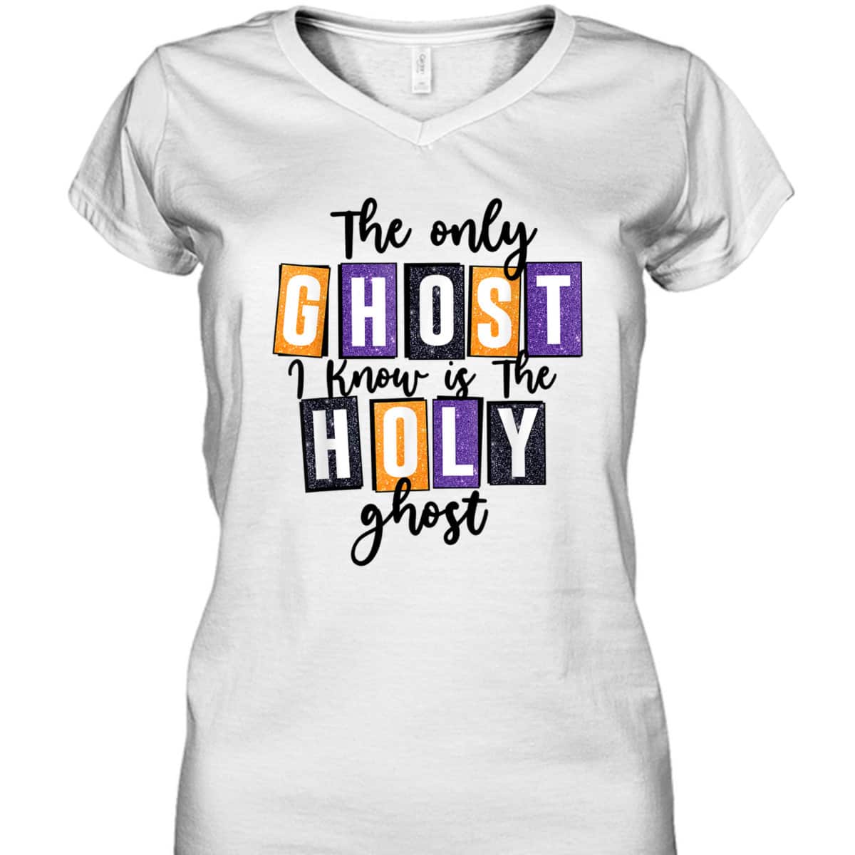 Christian The Only Ghost I Know Is The Holy Ghost Halloween T-Shirt Christian The Only Ghost I Know Is The Holy Ghost Halloween T-Shirt