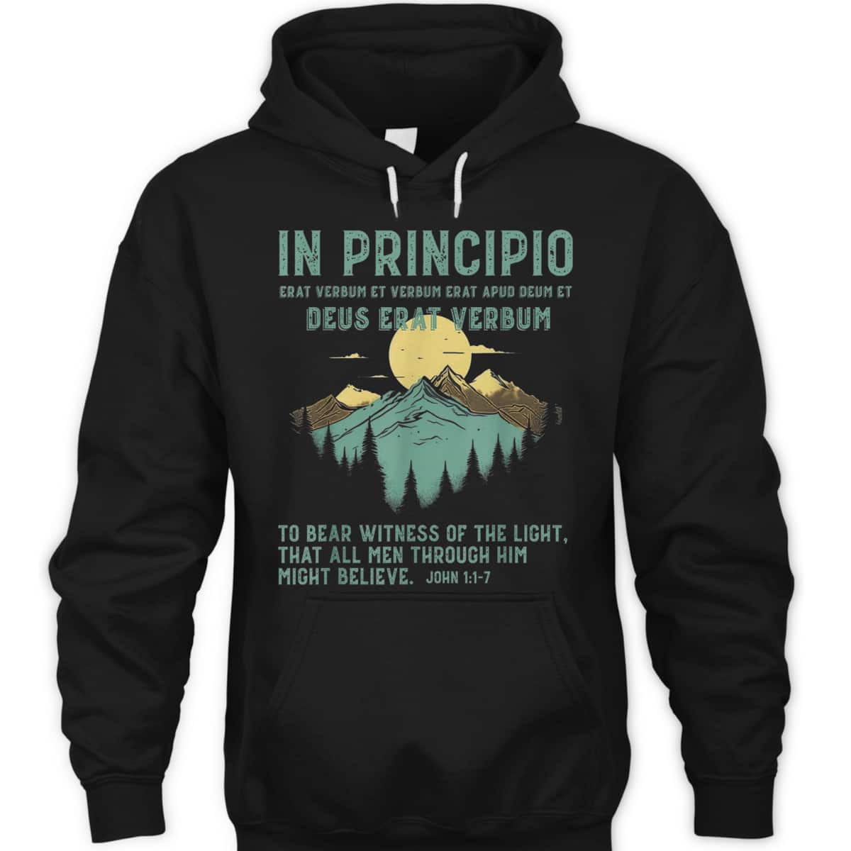 To Bear Witness Of The Light That All Men Through Him Might Believe Bible Verse John 1:1-7 T-Shirt To Bear Witness Of The Light That All Men Through Him Might Believe Bible Verse John 1:1-7 T-Shirt