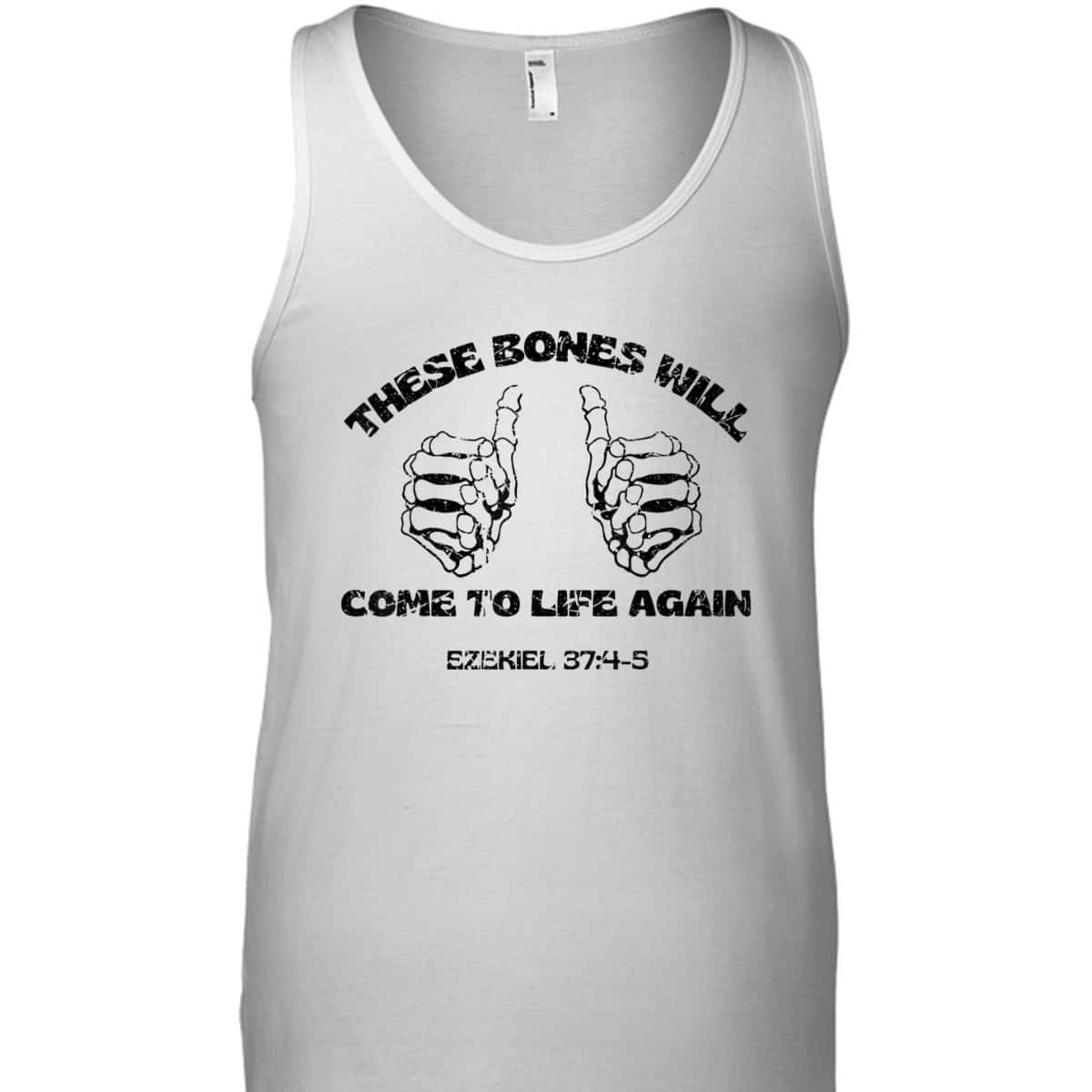 These Dry Bones Ezekiel Christian Halloween Skeleton Bible T-Shirt These Dry Bones Ezekiel Christian Halloween Skeleton Bible T-Shirt